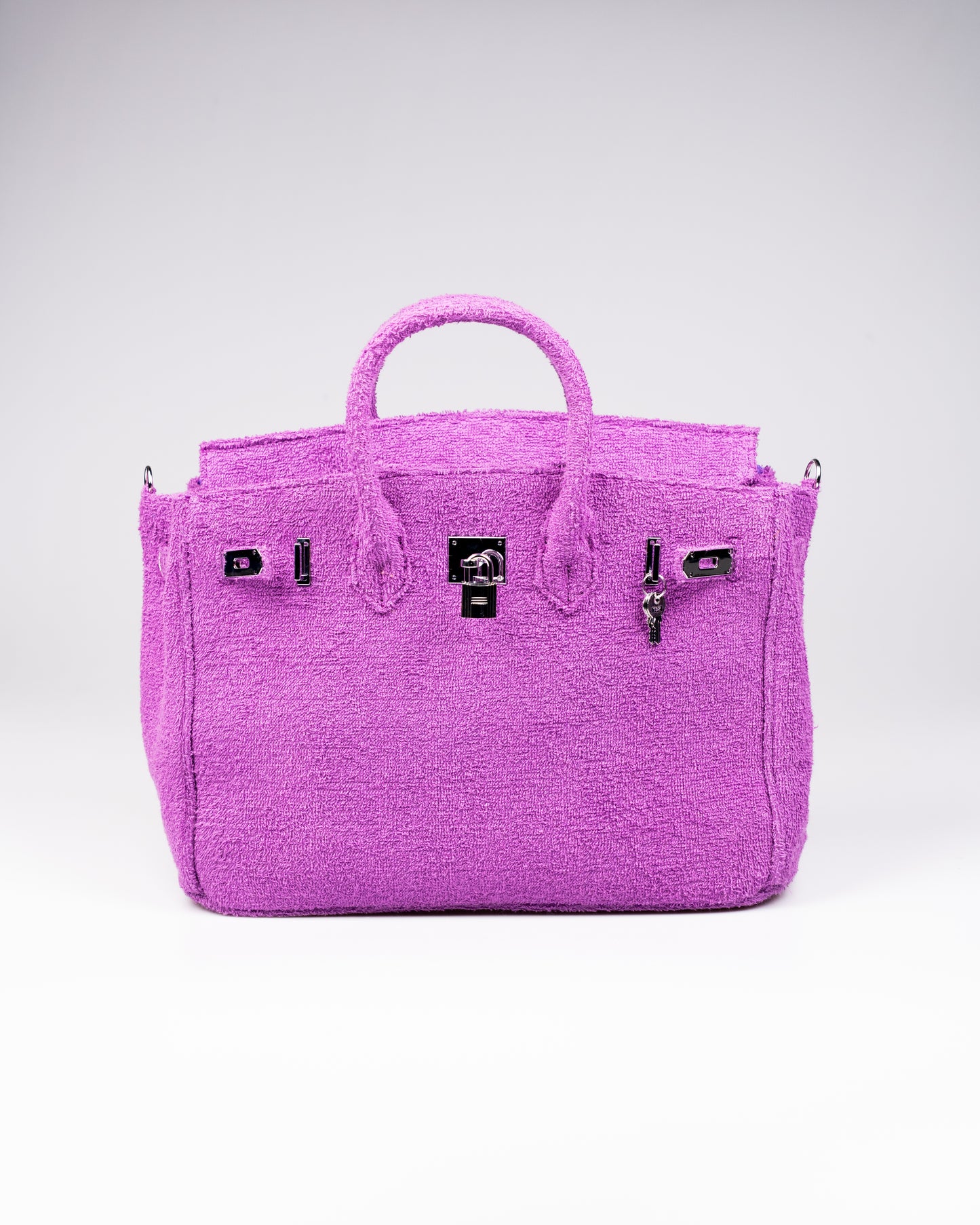 Cedriné Paris Violet Terry Handbag
