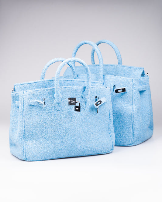 Cedriné Paris Sky Blue Terry Handbag