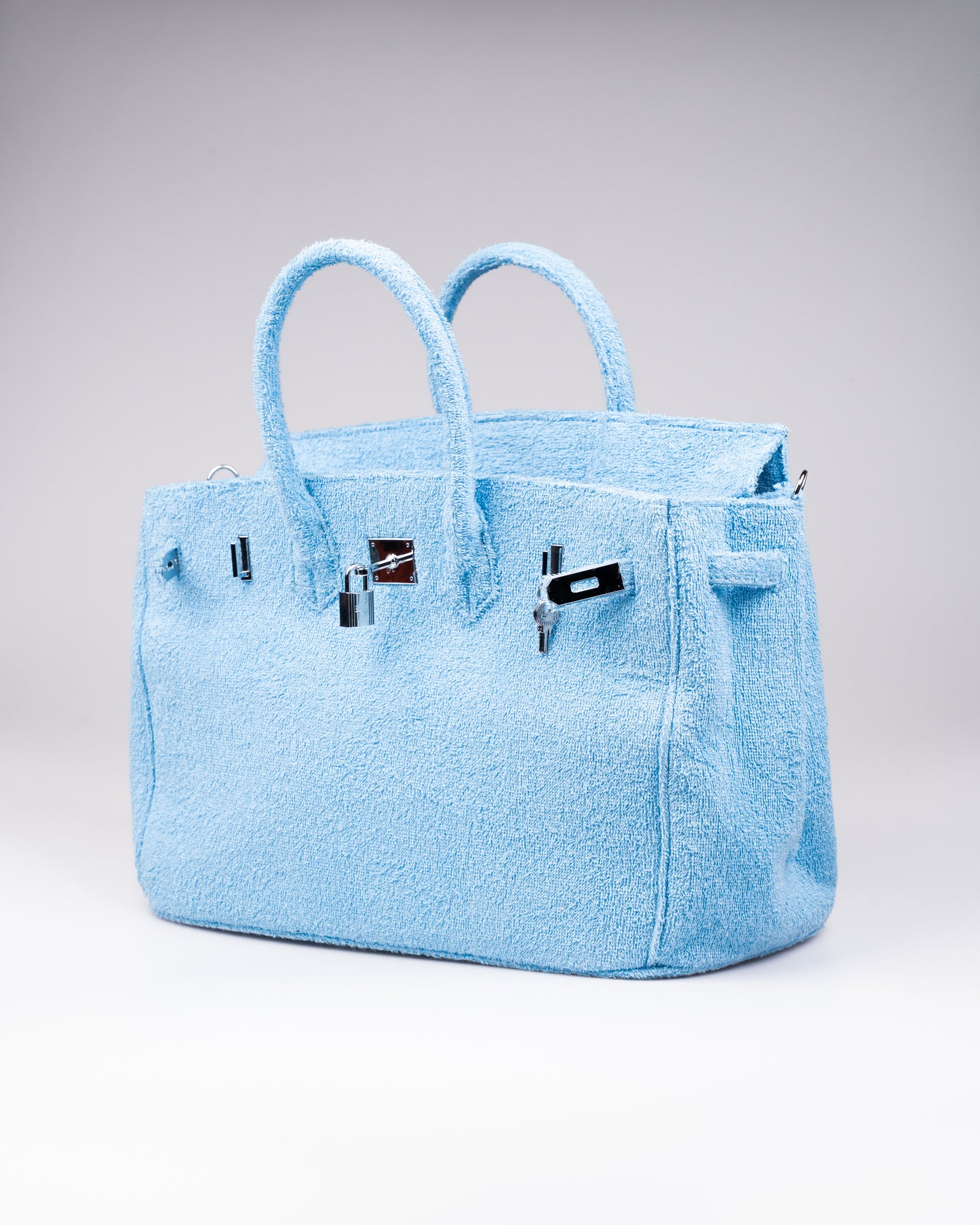 Cedriné Paris Sky Blue Terry Handbag