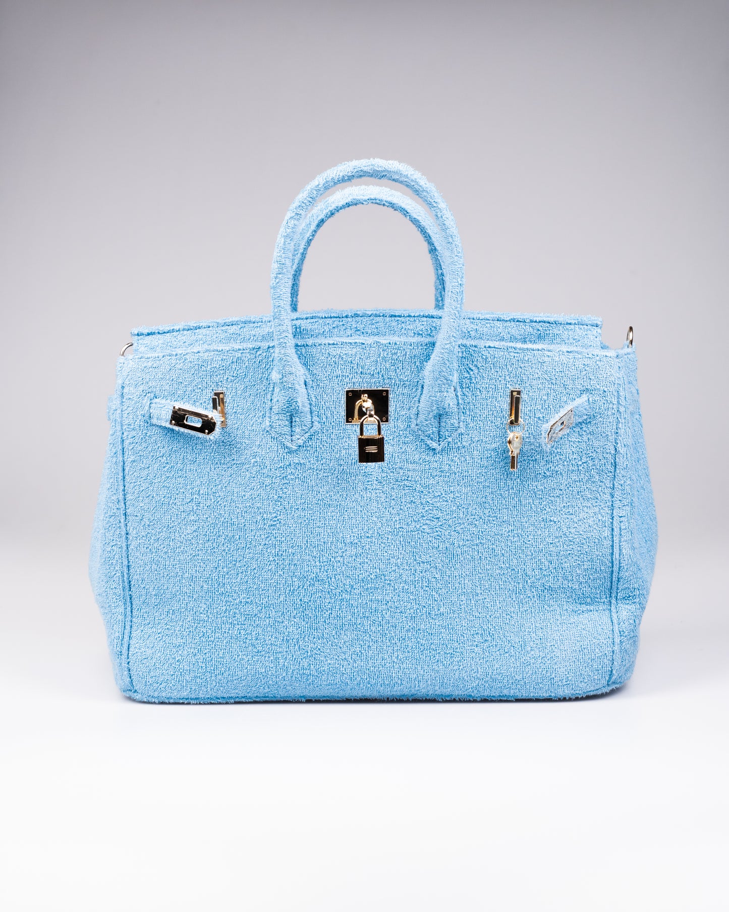 Cedriné Paris Sky Blue Terry Handbag