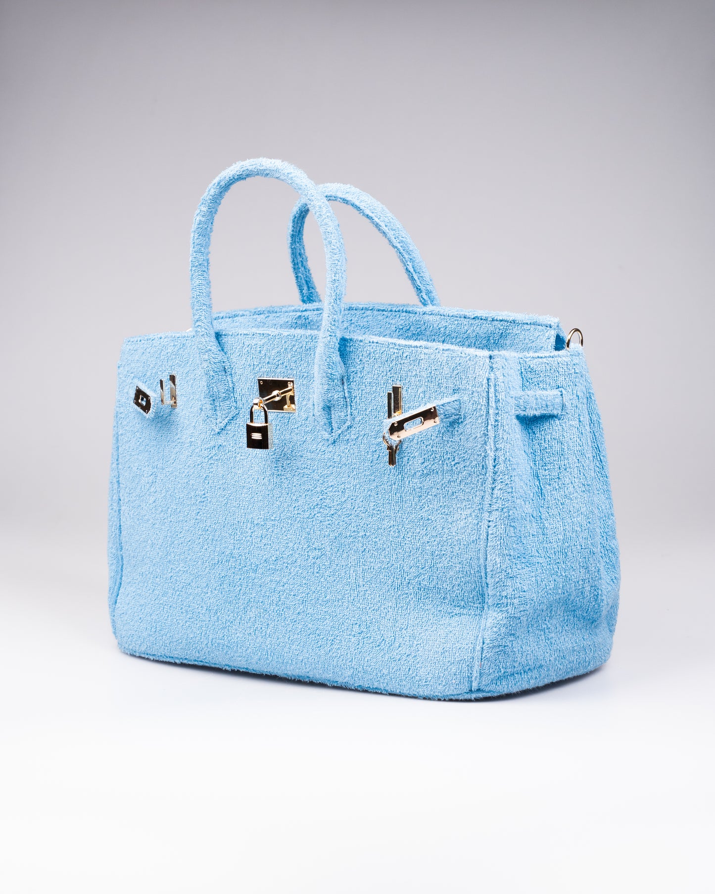 Cedriné Paris Sky Blue Terry Handbag