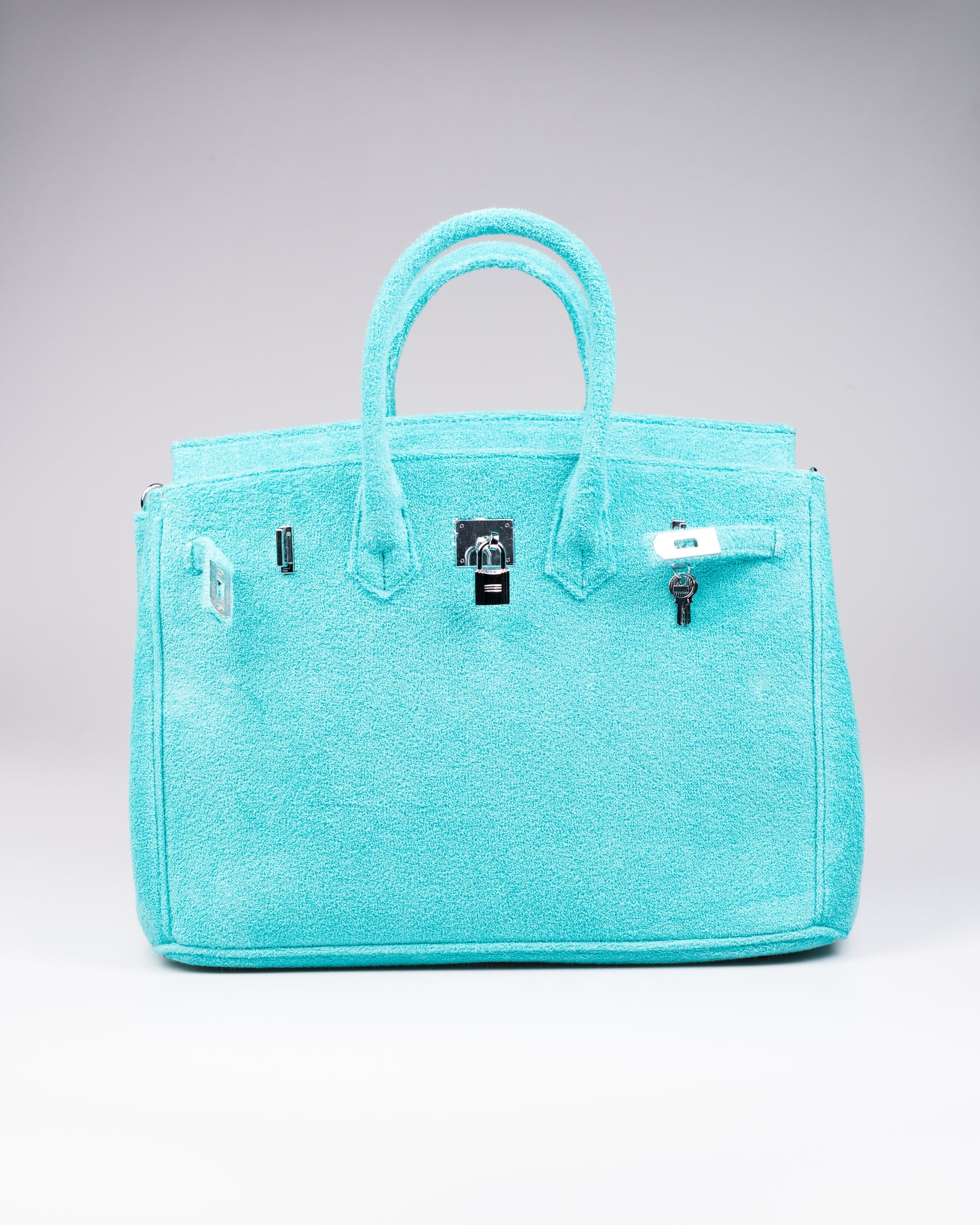 Cedriné Paris Tiffany Aqua Terry Handbag