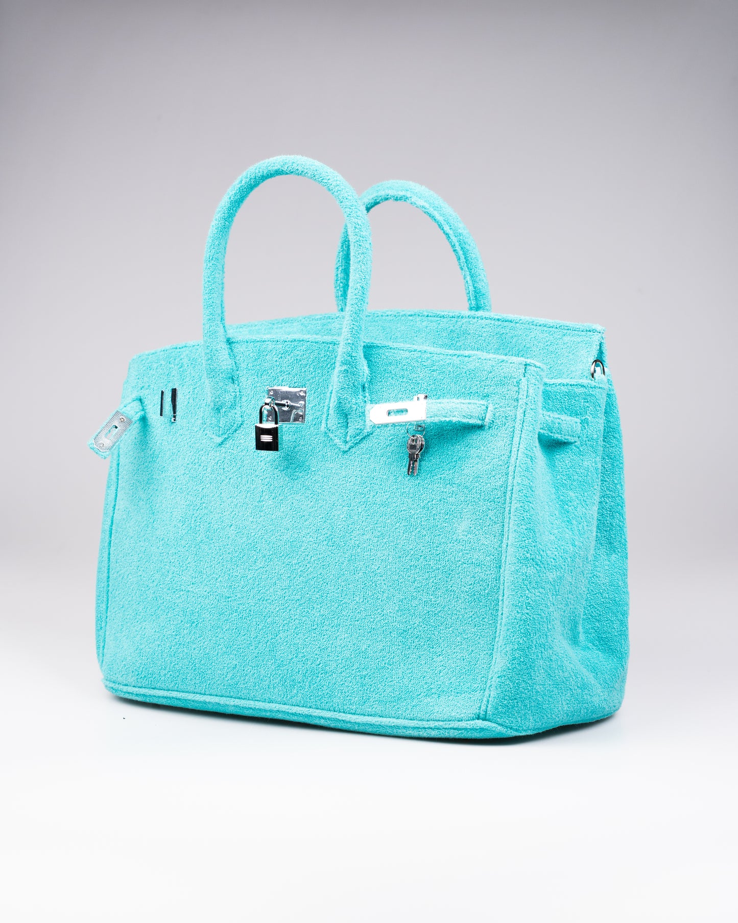 Cedriné Paris Tiffany Aqua Terry Handbag