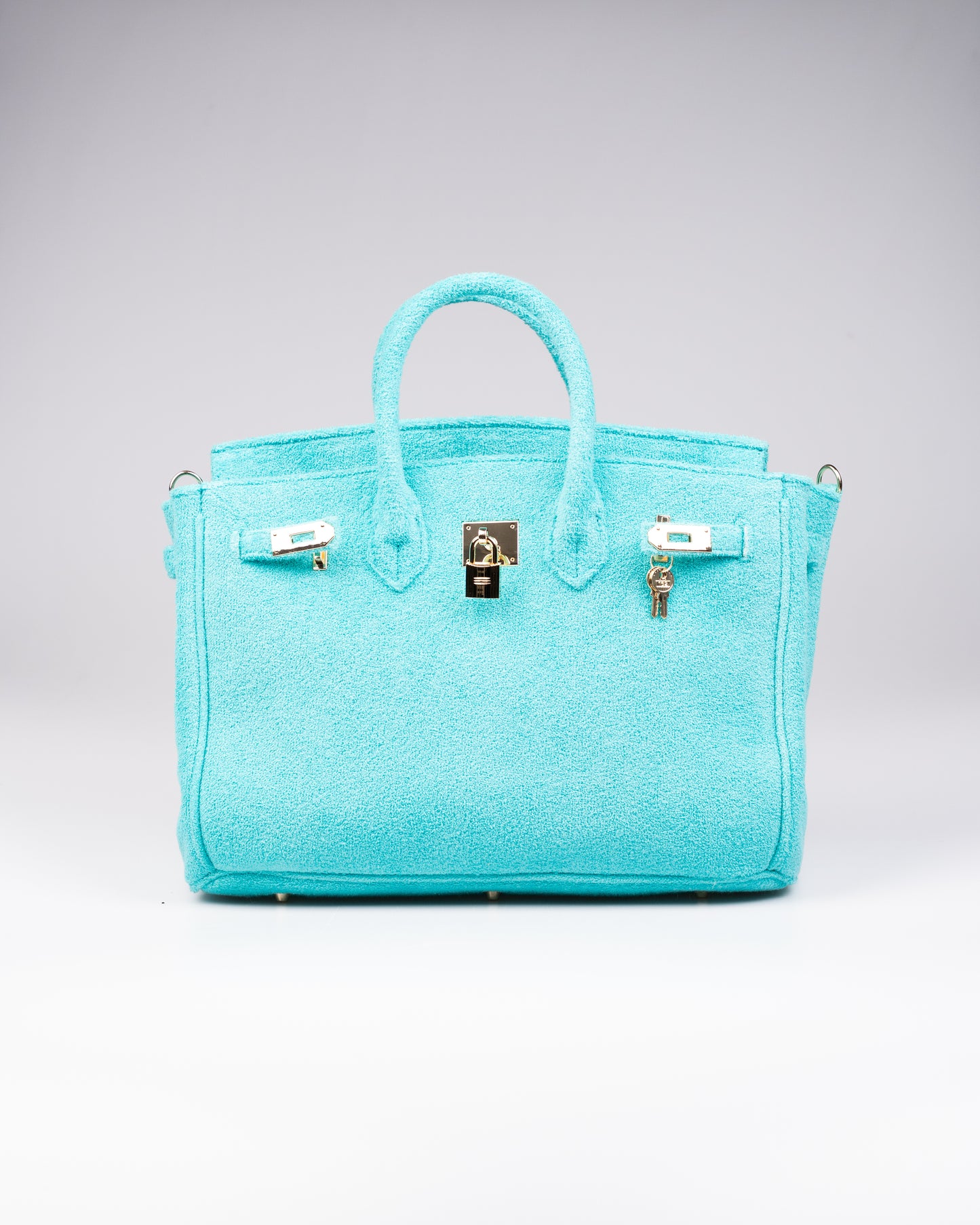 Cedriné Paris Tiffany Aqua Terry Handbag