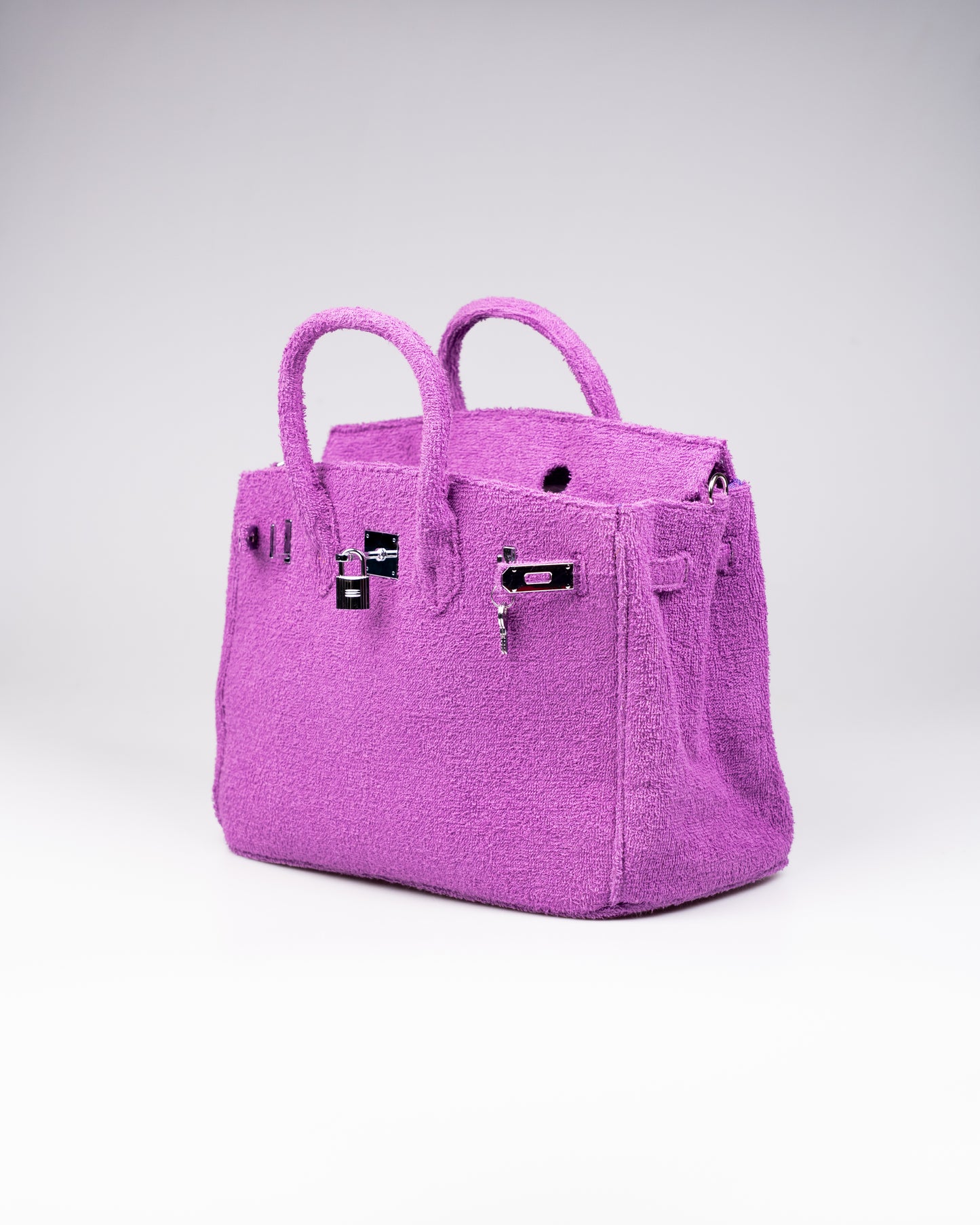 Cedriné Paris Violet Terry Handbag