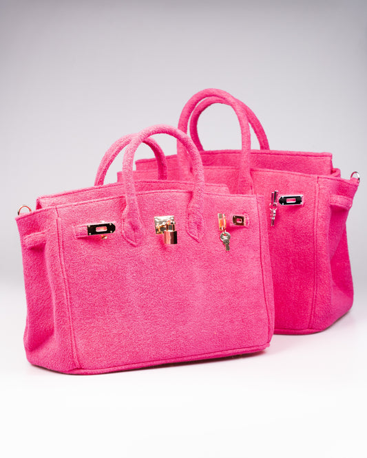 Cedriné Paris Pink Pop Terry Handbag