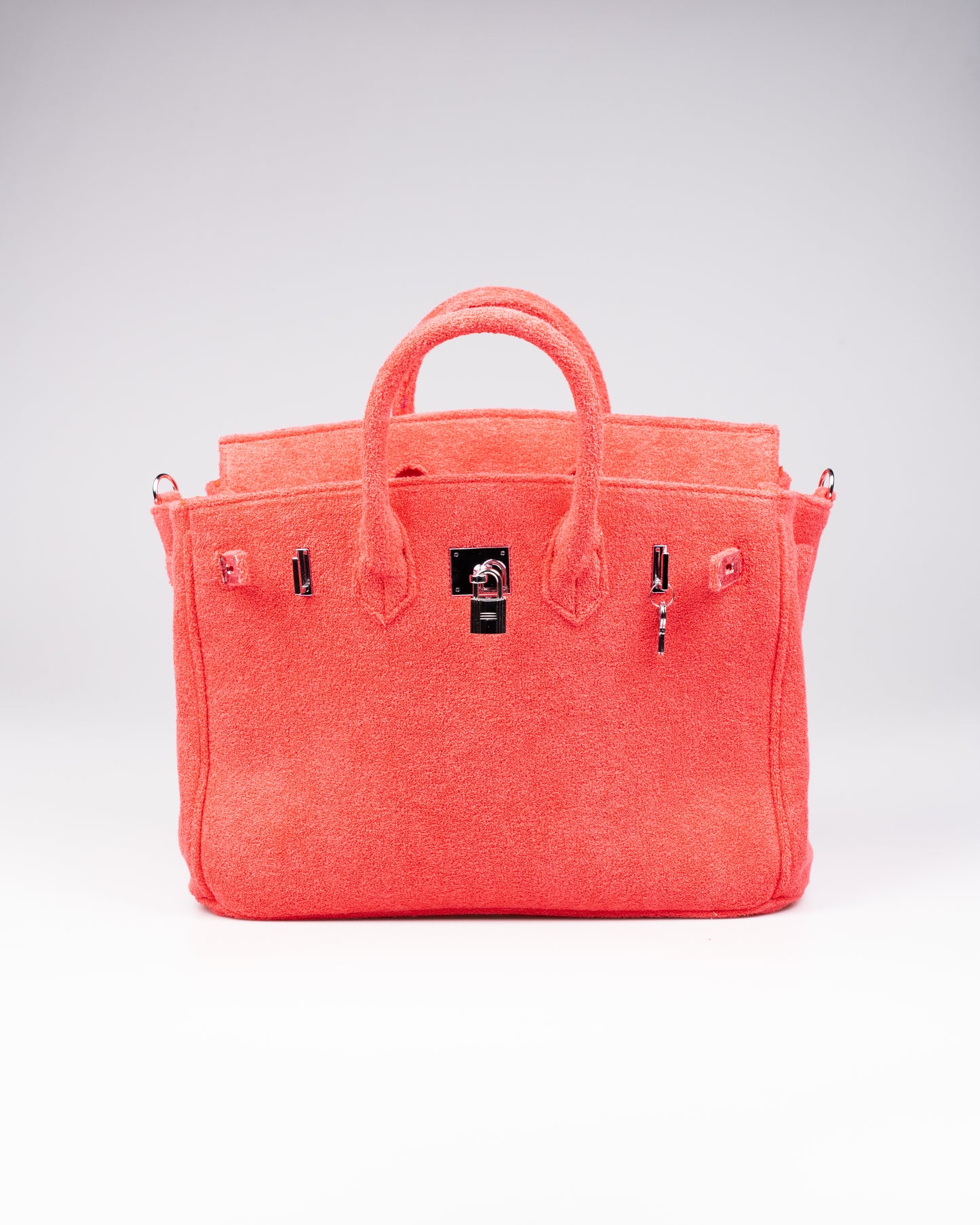 Cedriné Paris Coral Peach Terry Handbag