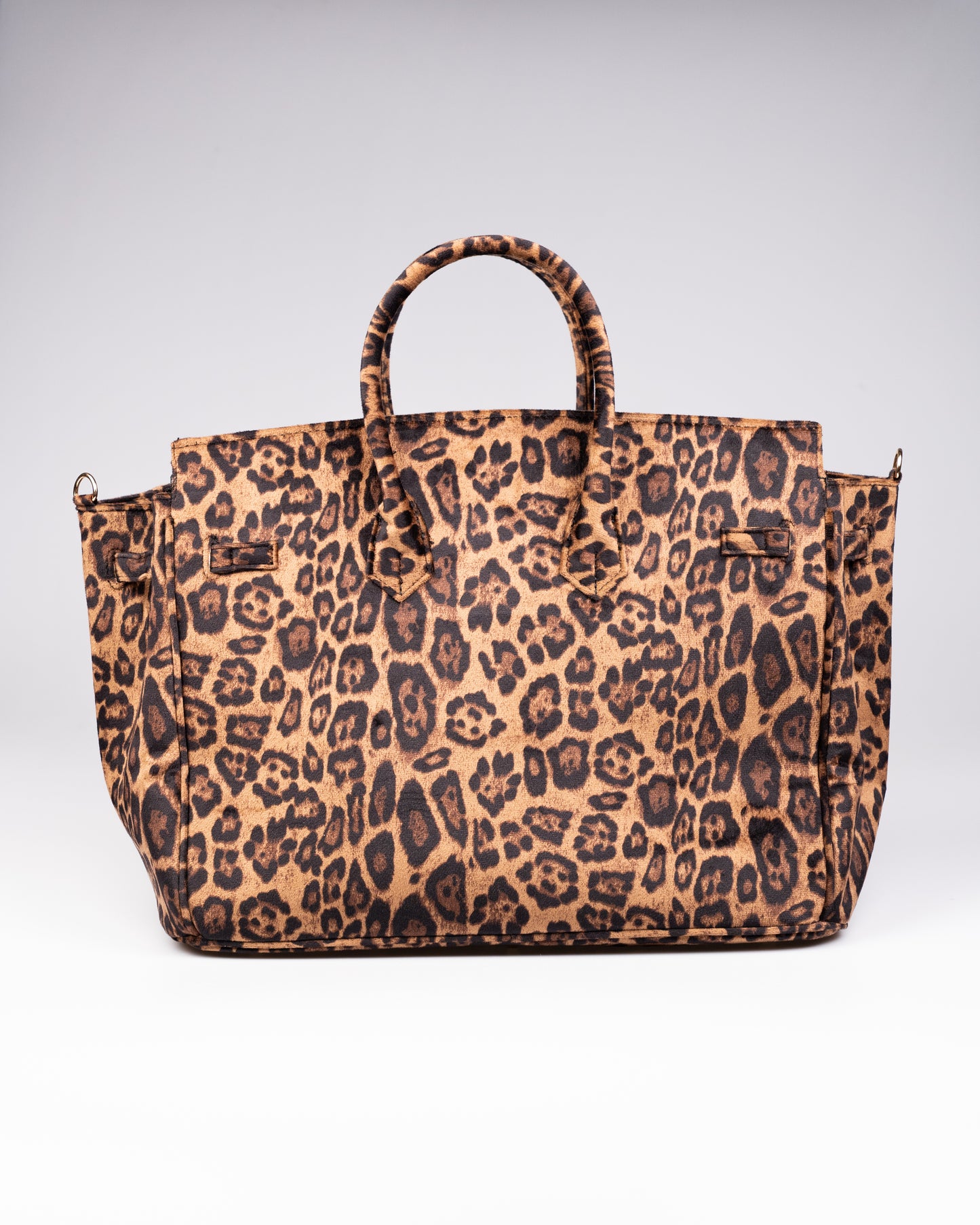 Cedrinè Paris Leopard Suède Terry Handbag