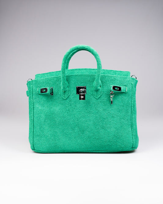 Cedrinè Paris Botanical Green Terry Handbag