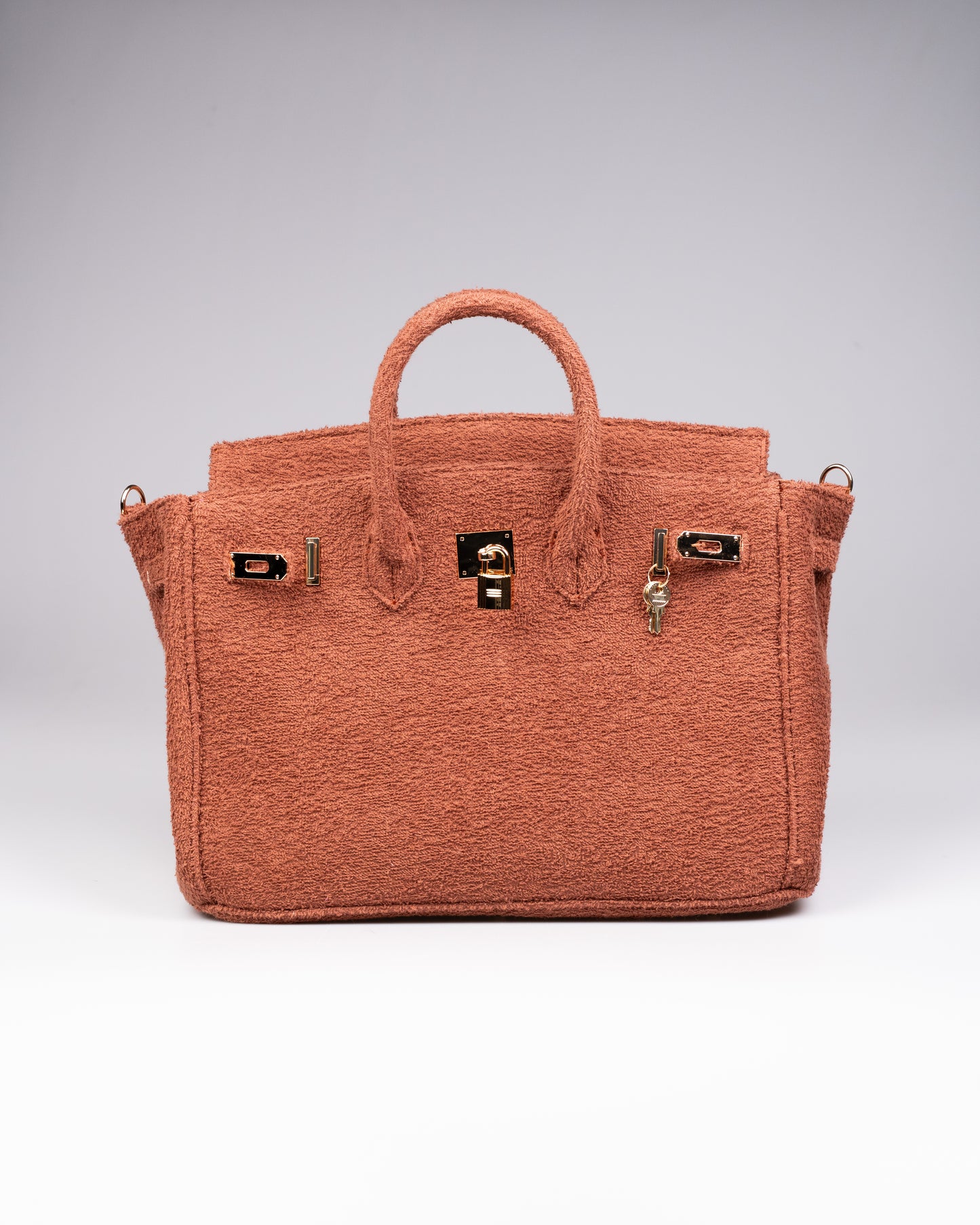 Cedrinè Paris Chestnut Terry Handbag