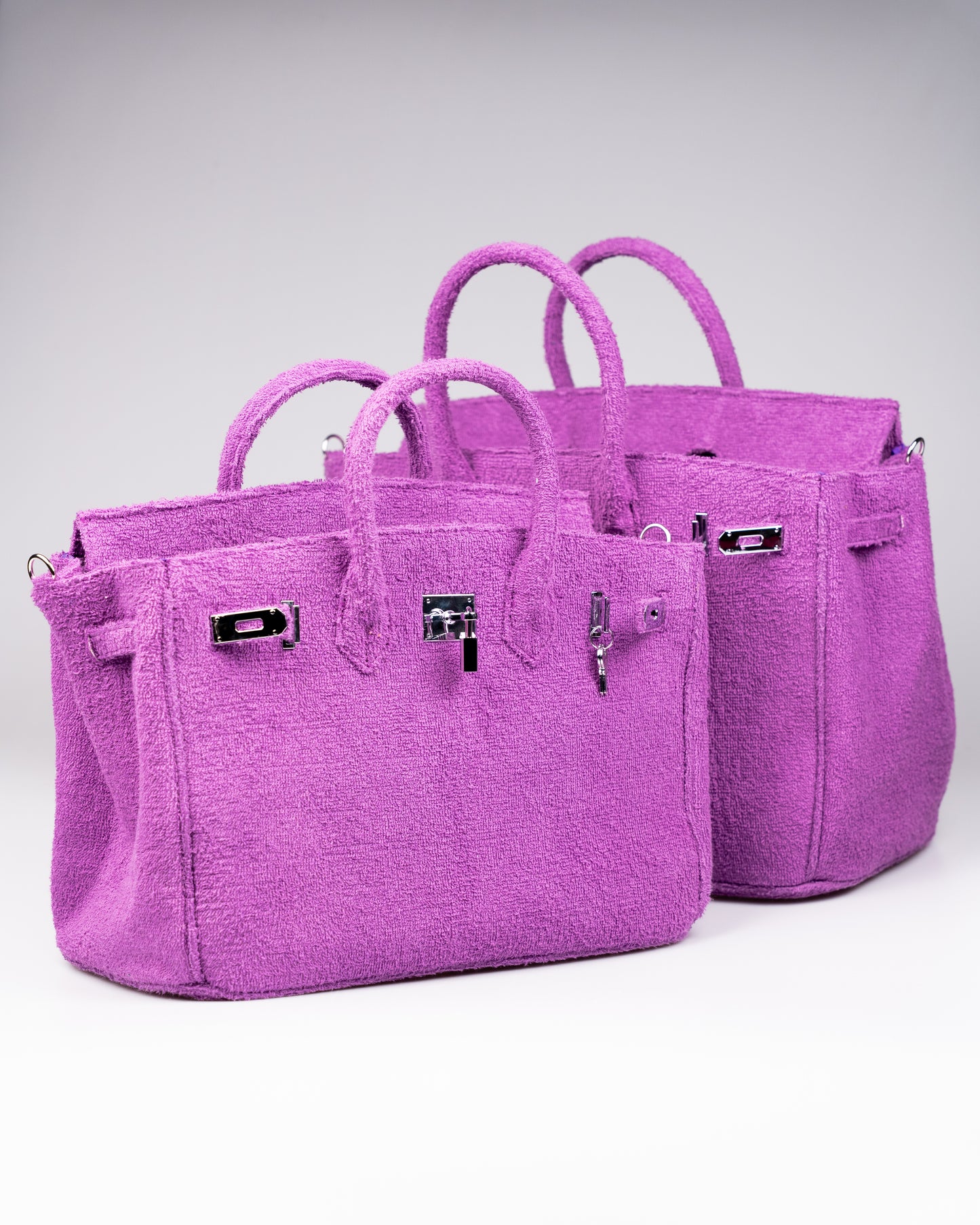 Cedriné Paris Violet Terry Handbag