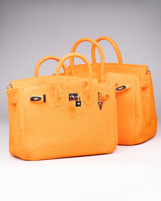 Cedriné Paris Orange Terry Handbag