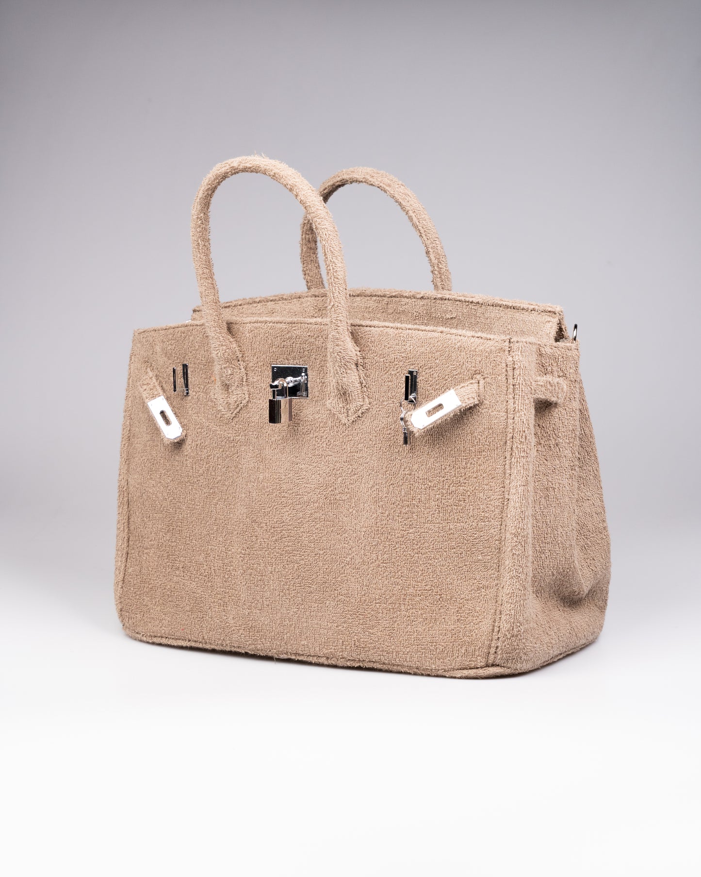 Cedriné Paris Taupe Terry Handbag