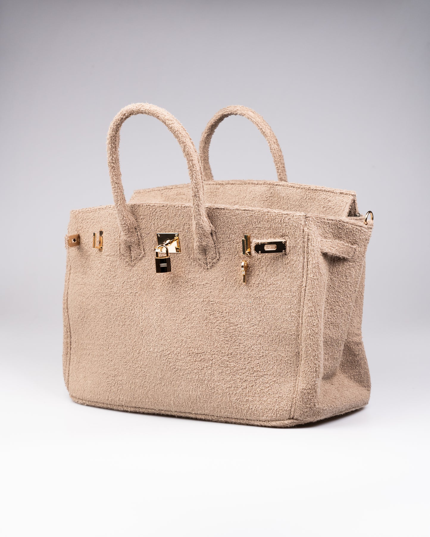 Cedriné Paris Taupe Terry Handbag