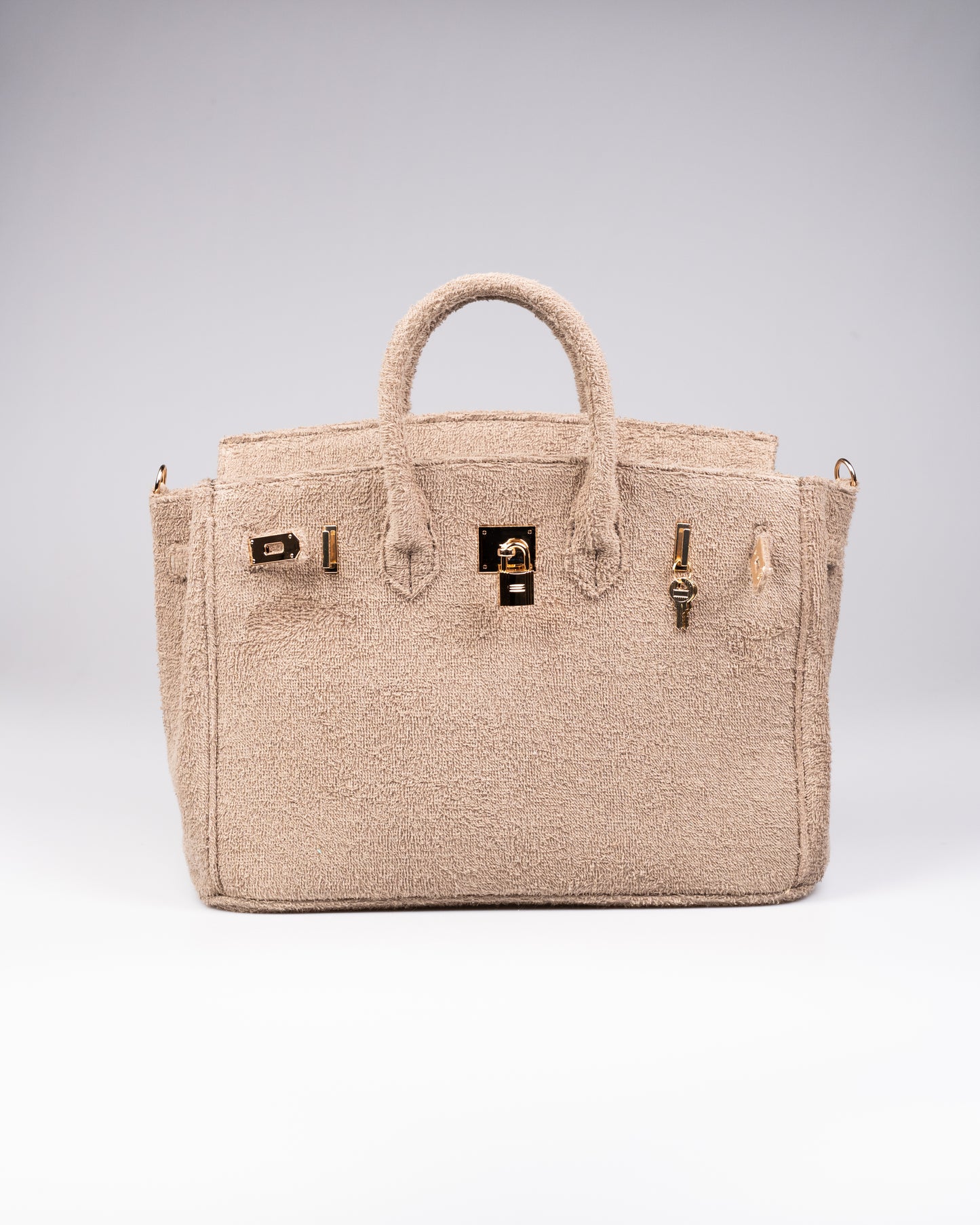 Cedriné Paris Taupe Terry Handbag