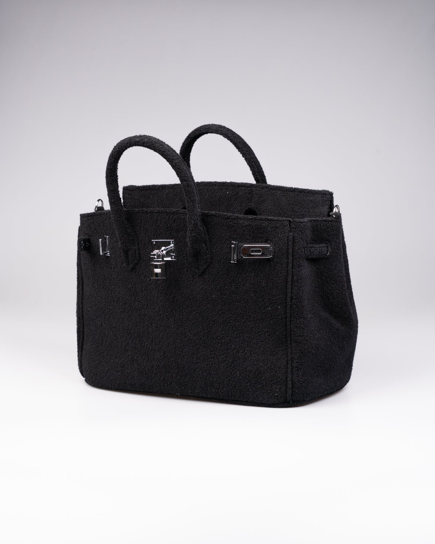 Cedriné Paris Black Terry Handbag