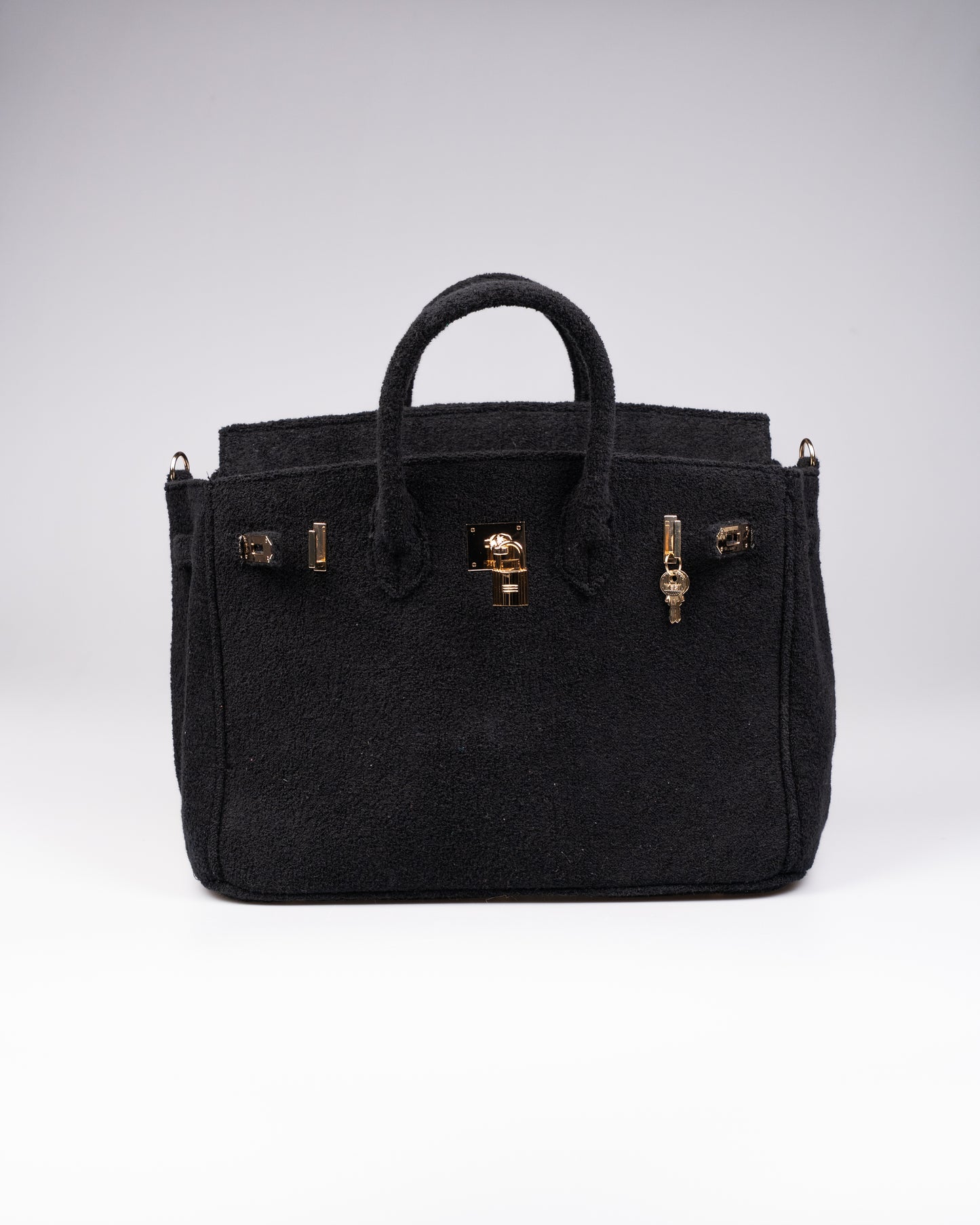 Cedriné Paris Black Terry Handbag