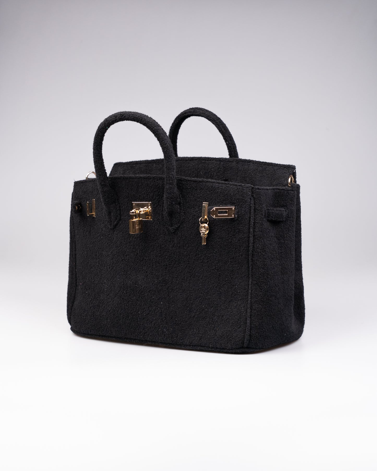 Cedriné Paris Black Terry Handbag