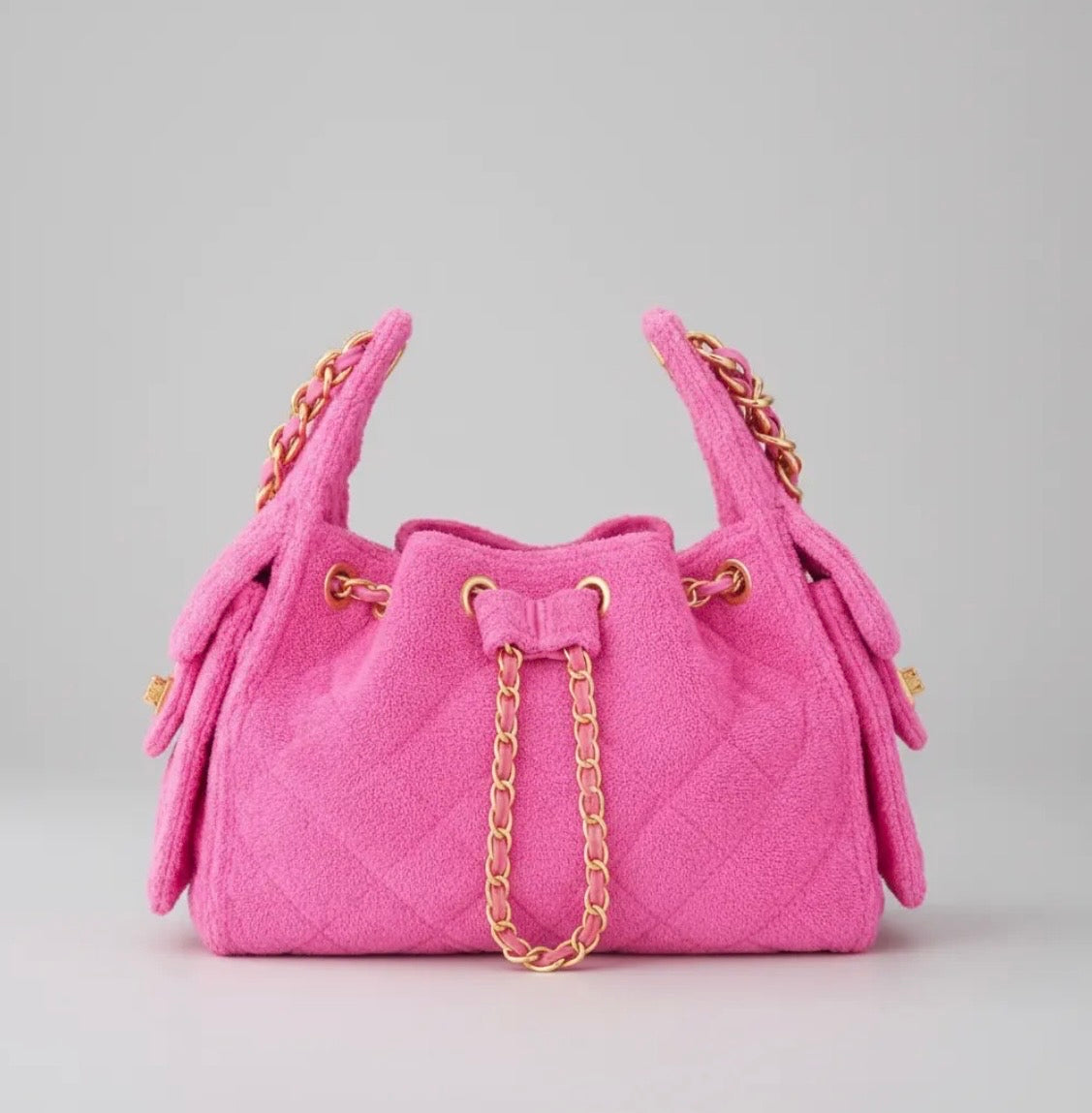 Cedriné Paris  Fuschia Terry Bucket Bag